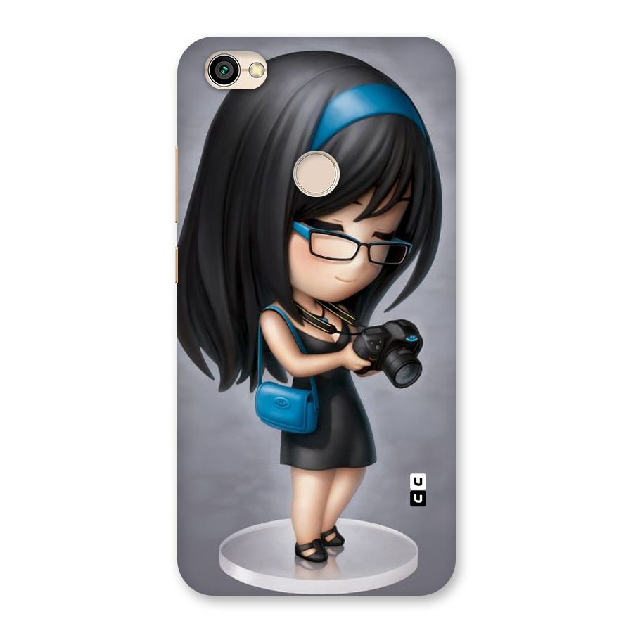 Girl With Camera Back Case for Redmi Y1 2017