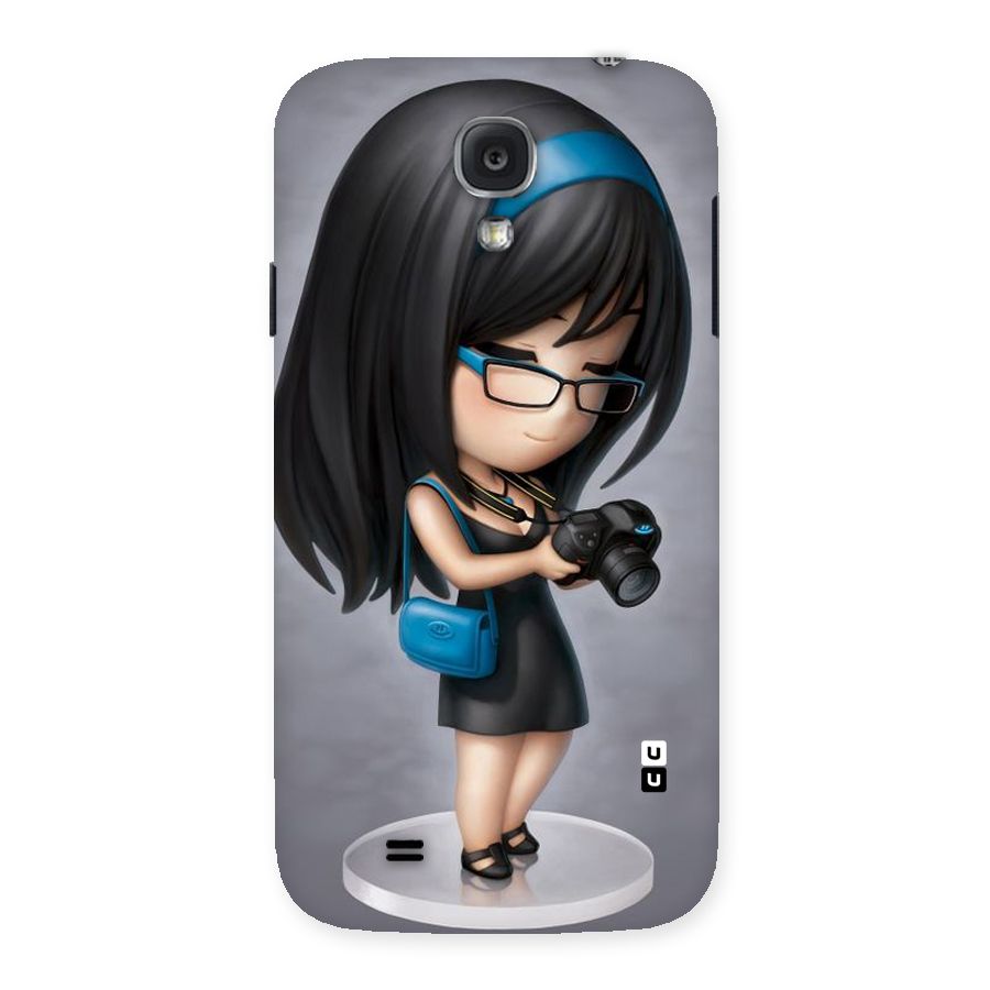 Girl With Camera Back Case for Samsung Galaxy S4