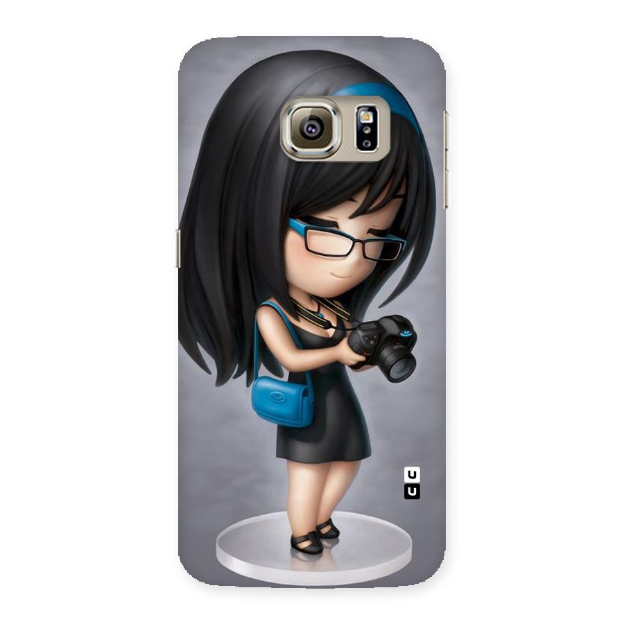 Girl With Camera Back Case for Samsung Galaxy S6 Edge Plus