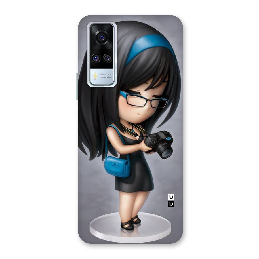 Girl With Camera Back Case for Vivo Y31