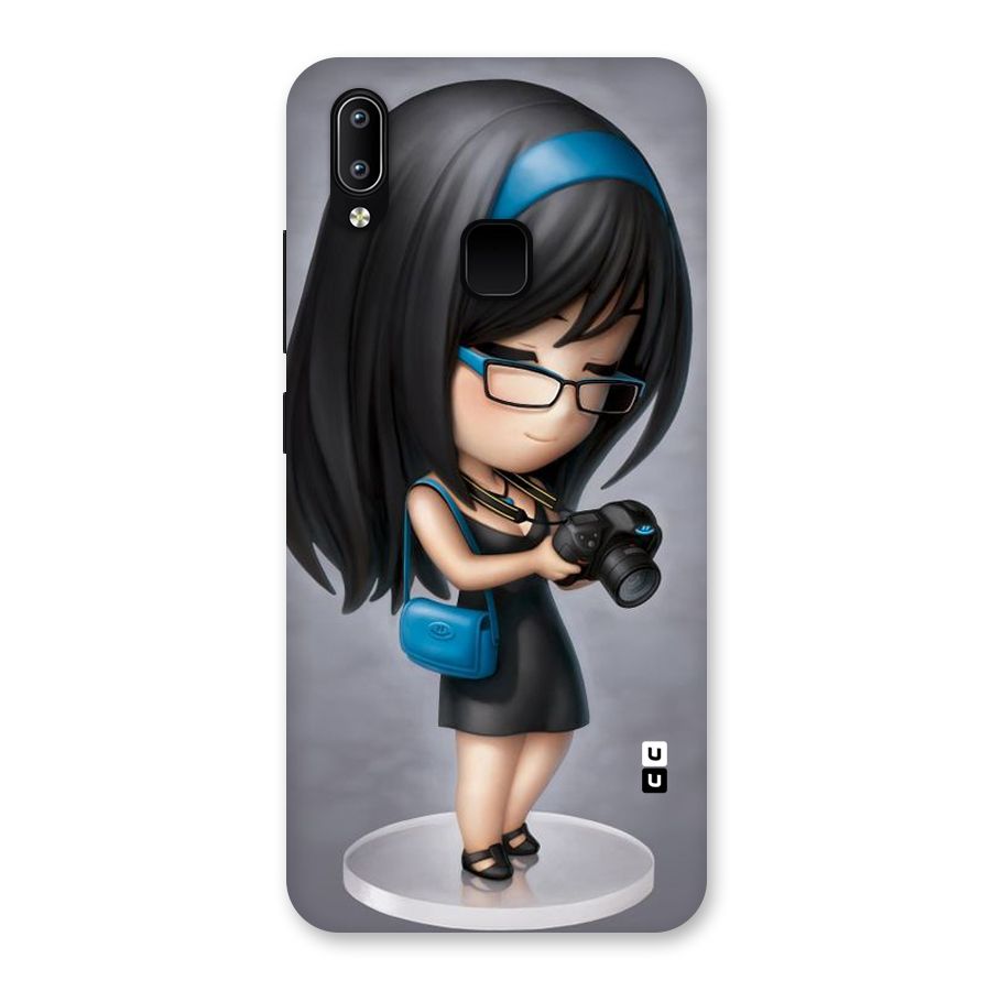 Girl With Camera Back Case for Vivo Y93