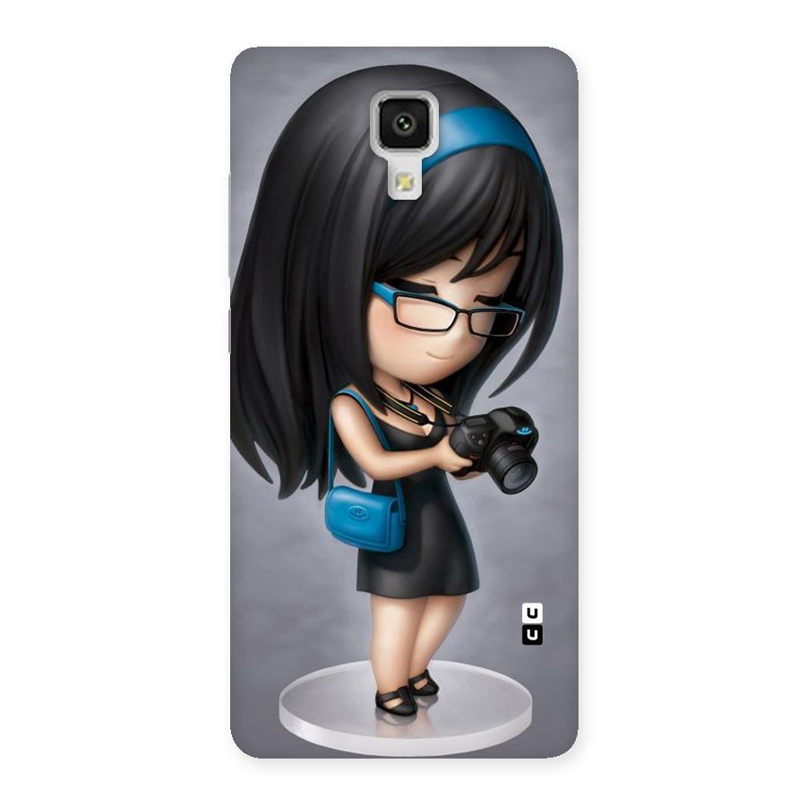 Girl With Camera Back Case for Xiaomi Mi 4