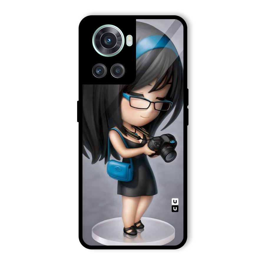Girl With Camera Glass Back Case for OnePlus 10R