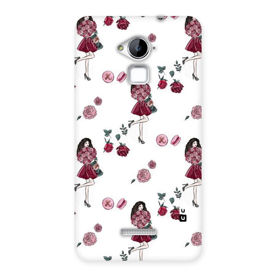 Girl With Flowers Back Case for Coolpad Note 3