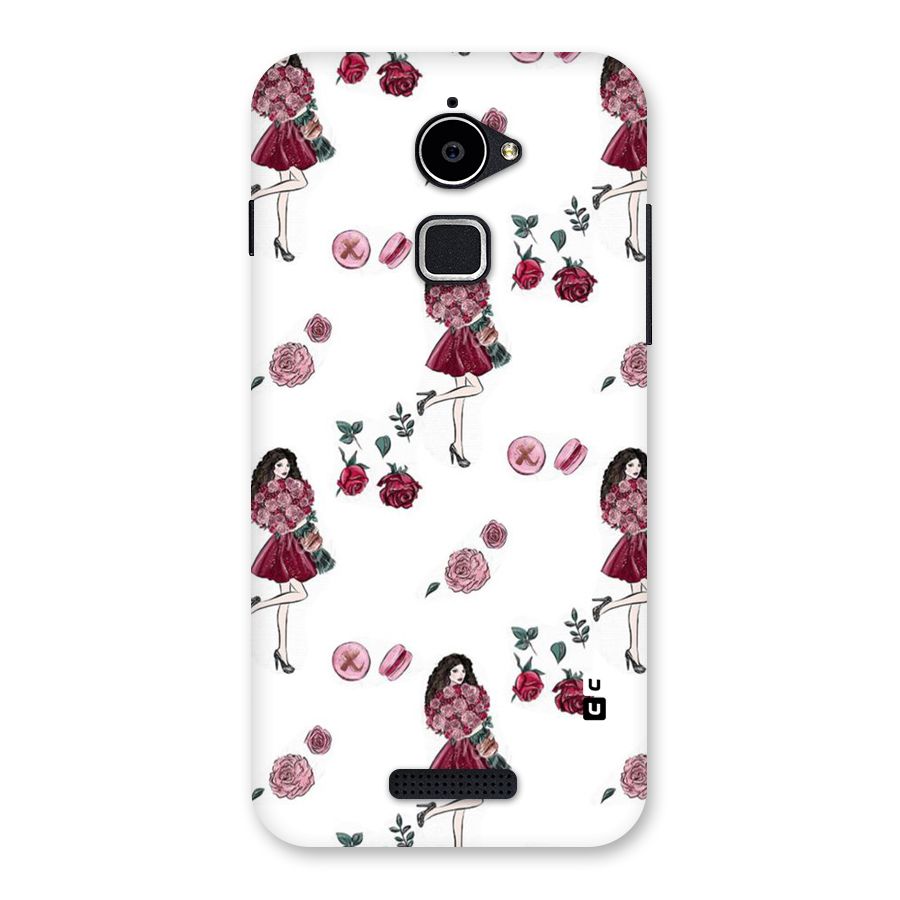 Girl With Flowers Back Case for Coolpad Note 3 Lite