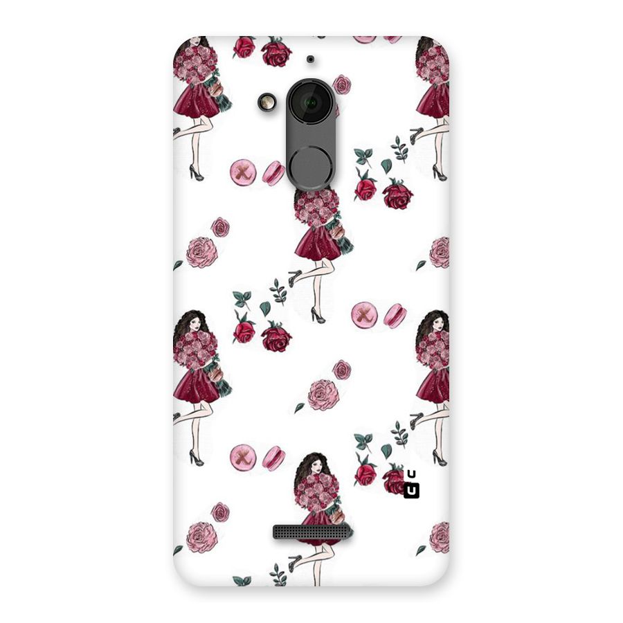 Girl With Flowers Back Case for Coolpad Note 5