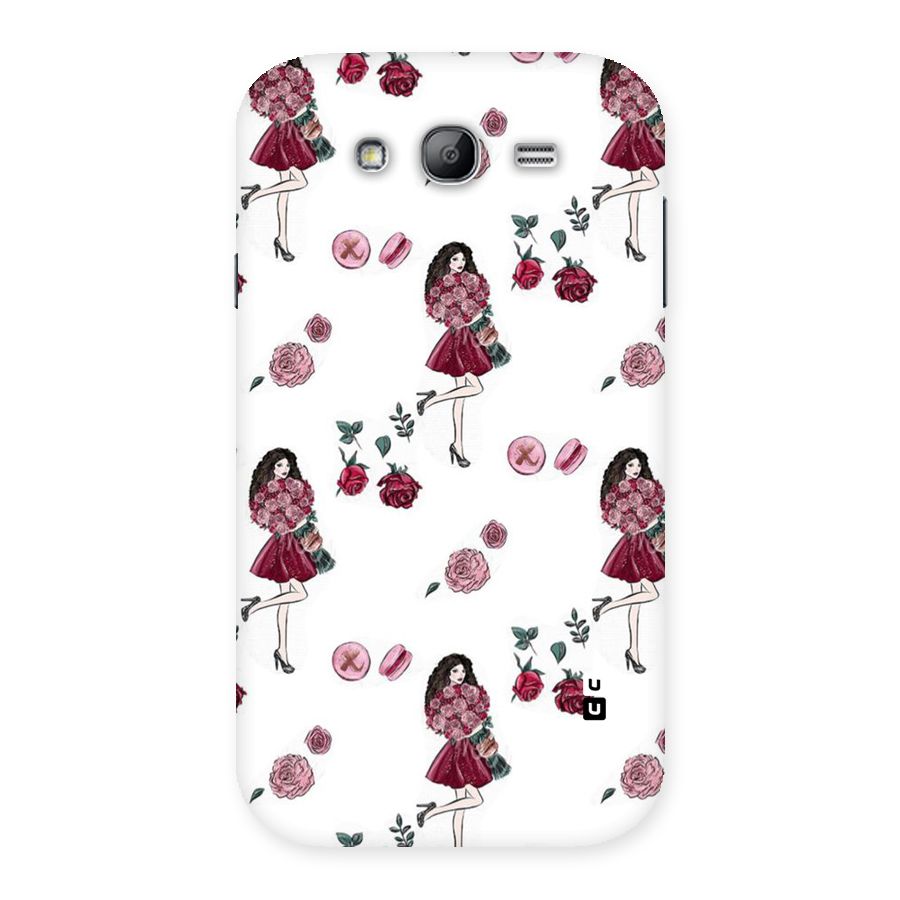 Girl With Flowers Back Case for Galaxy Grand Neo Plus