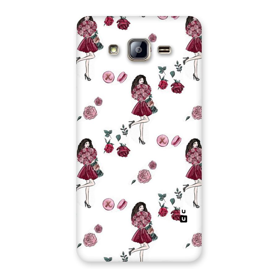 Girl With Flowers Back Case for Galaxy On5