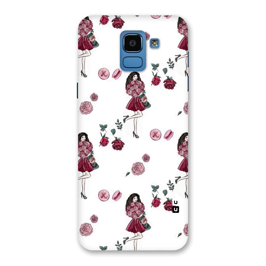Girl With Flowers Back Case for Galaxy On6