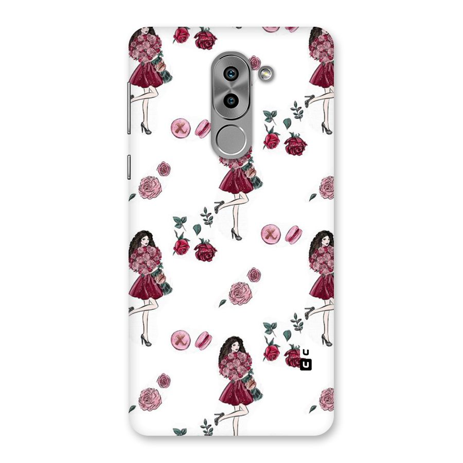 Girl With Flowers Back Case for Honor 6X