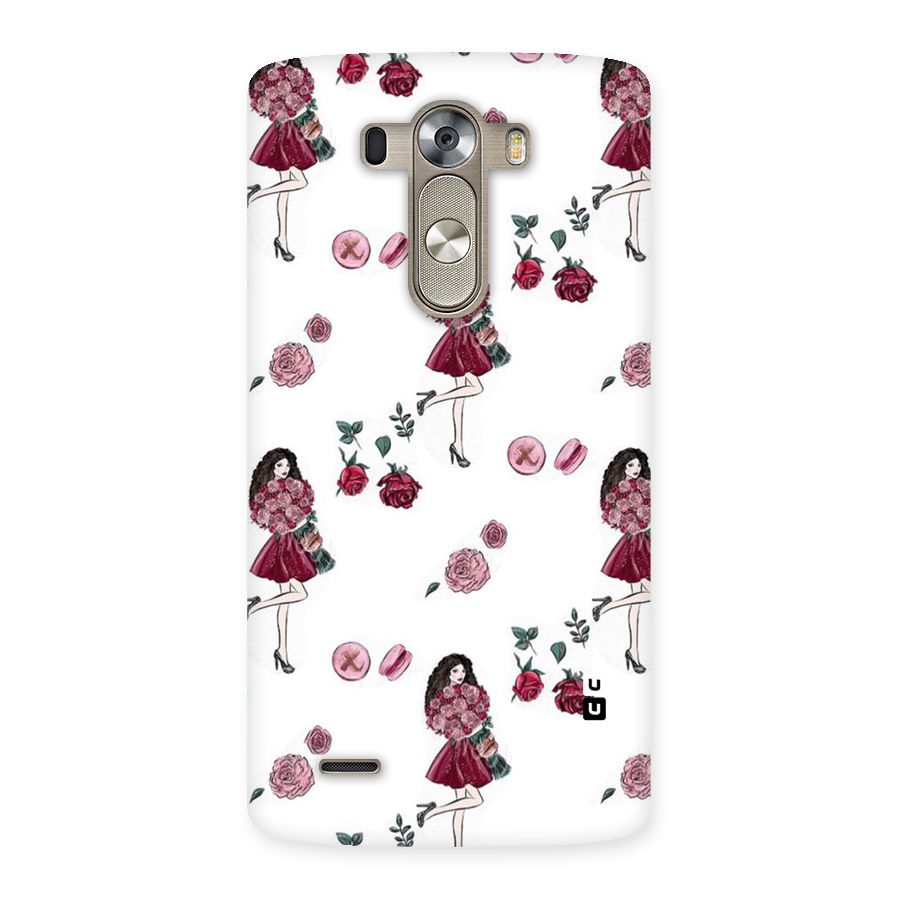 Girl With Flowers Back Case for LG G3