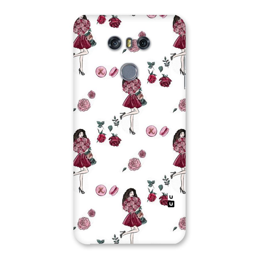 Girl With Flowers Back Case for LG G6