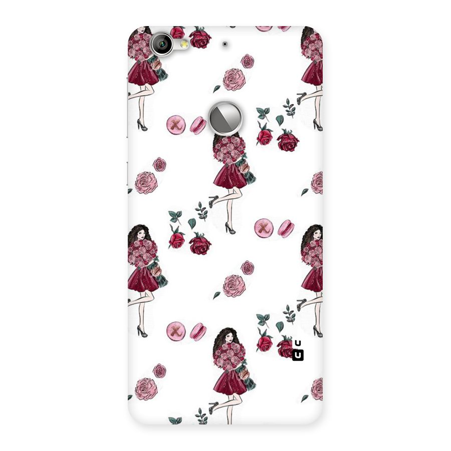 Girl With Flowers Back Case for LeTV Le 1s