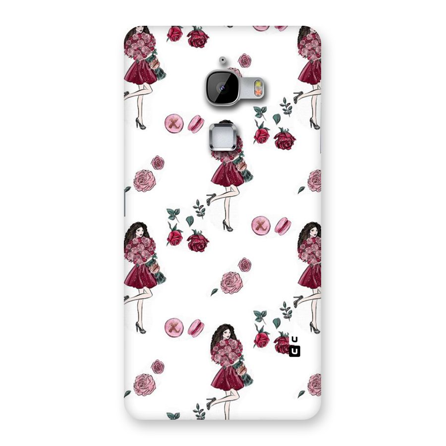 Girl With Flowers Back Case for LeTv Le Max