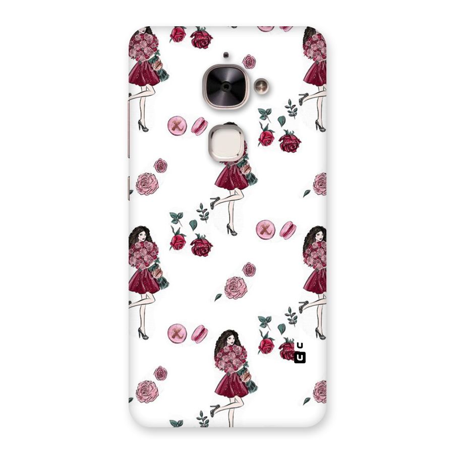 Girl With Flowers Back Case for Le 2