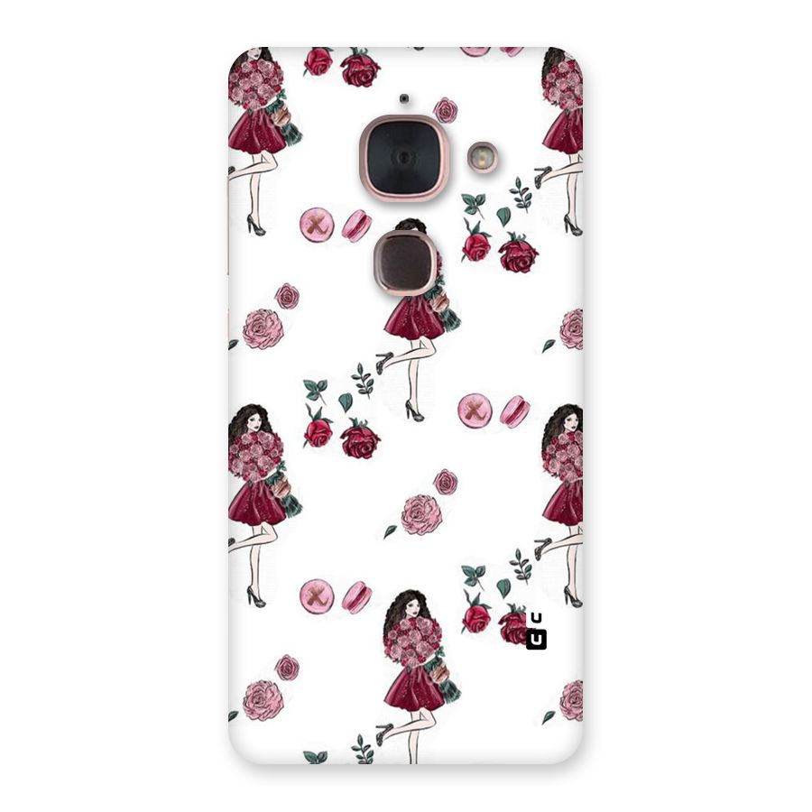 Girl With Flowers Back Case for Le Max 2