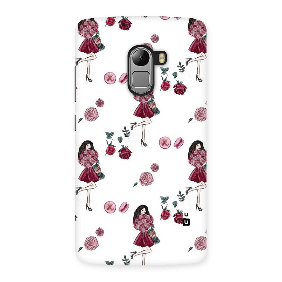 Girl With Flowers Back Case for Lenovo K4 Note