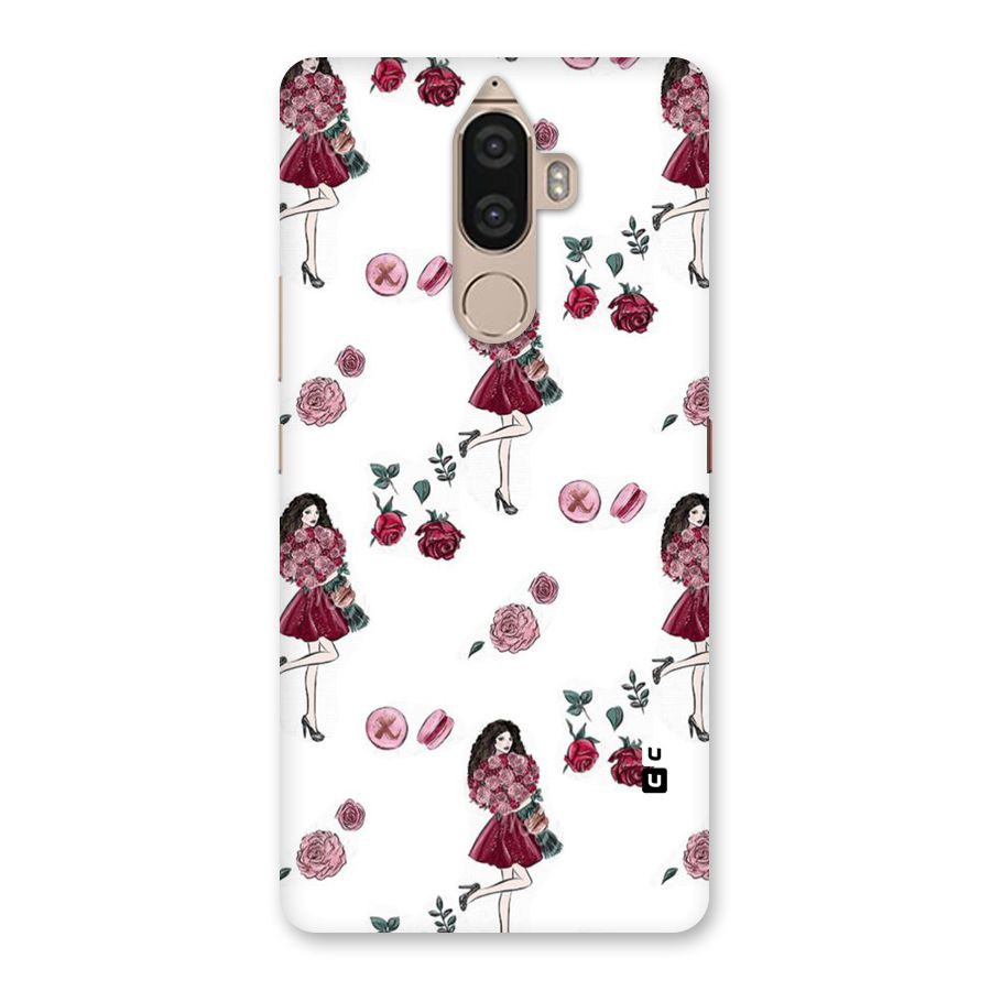 Girl With Flowers Back Case for Lenovo K8 Note