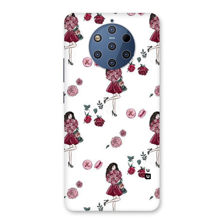 Girl With Flowers Back Case for Nokia 9 PureView
