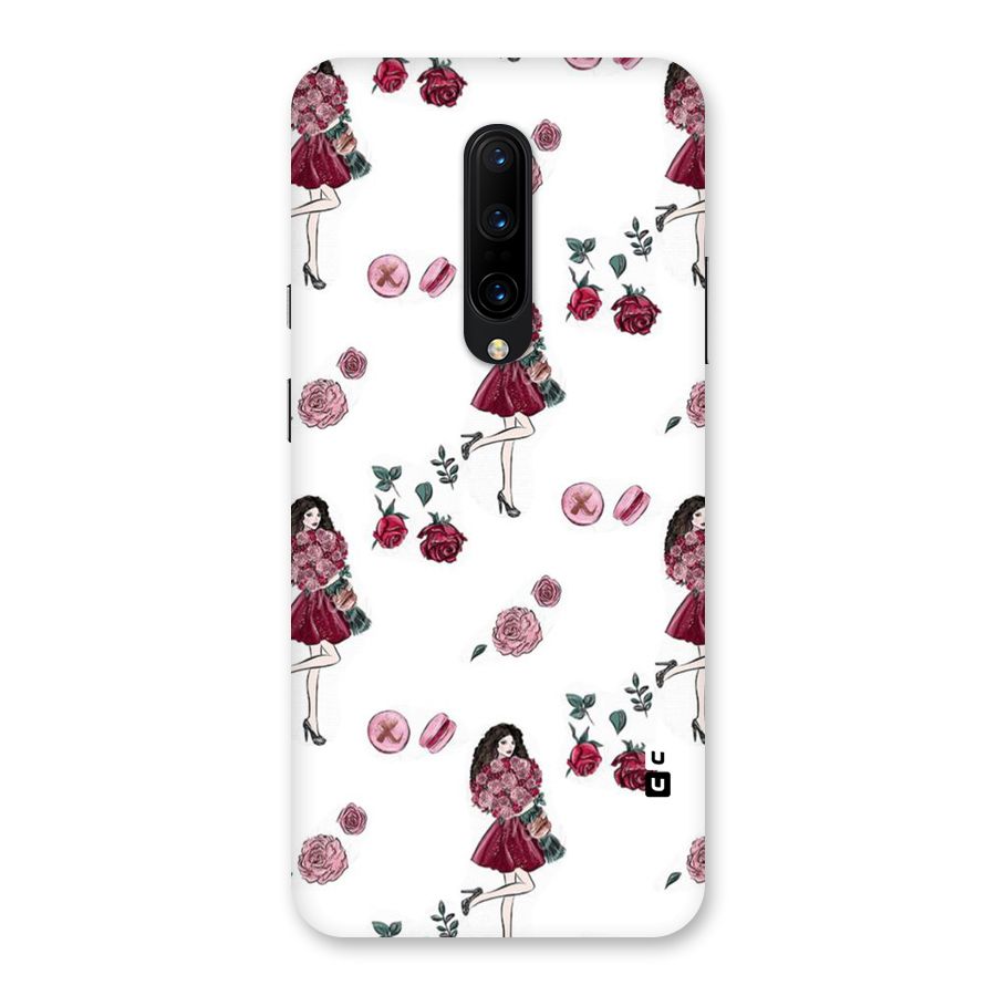 Girl With Flowers Back Case for OnePlus 7 Pro