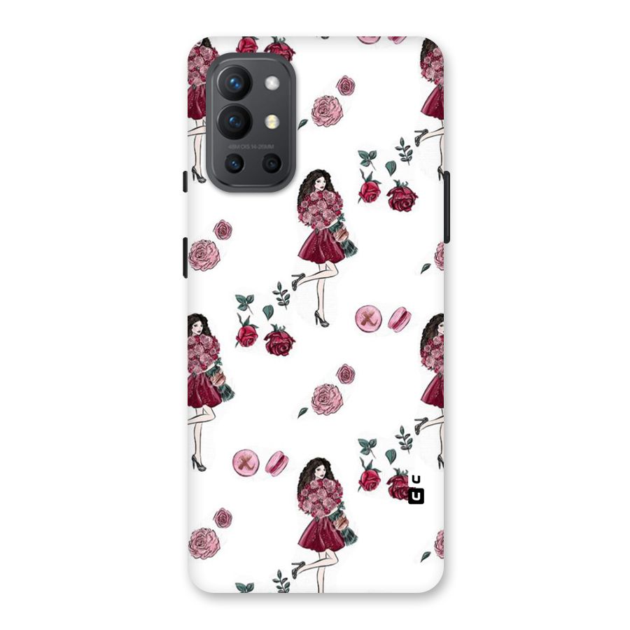 Girl With Flowers Back Case for OnePlus 9R