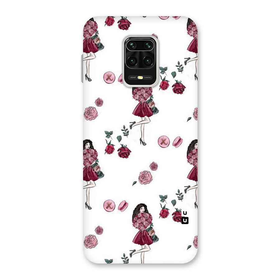 Girl With Flowers Back Case for Poco M2 Pro