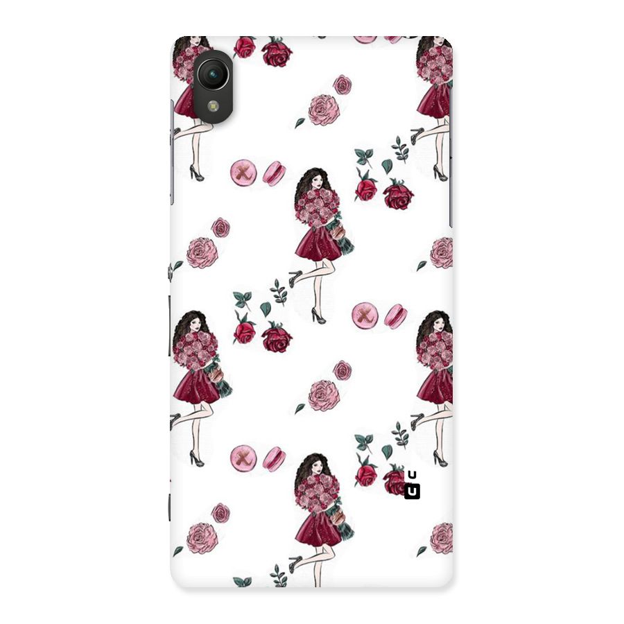 Girl With Flowers Back Case for Sony Xperia Z2
