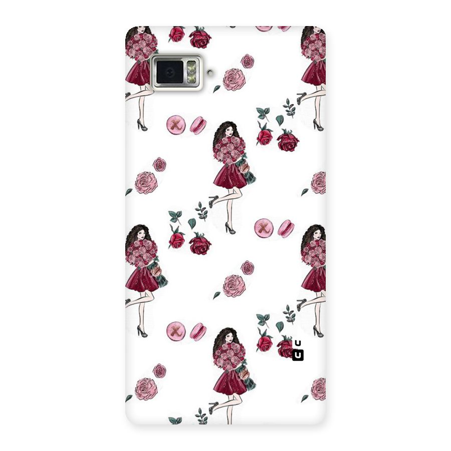 Girl With Flowers Back Case for Vibe Z2 Pro K920