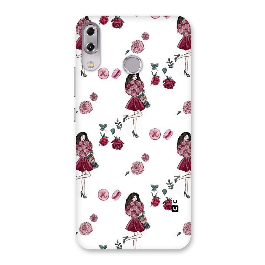 Girl With Flowers Back Case for Zenfone 5Z