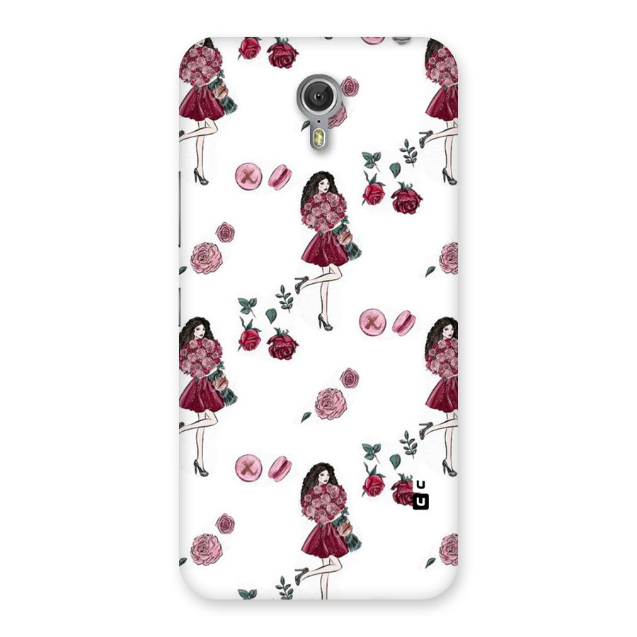 Girl With Flowers Back Case for Zuk Z1