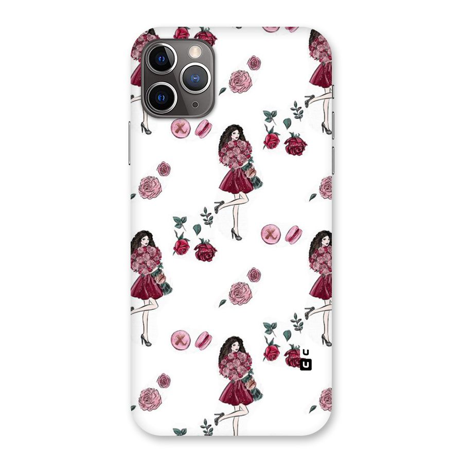 Girl With Flowers Back Case for iPhone 11 Pro Max