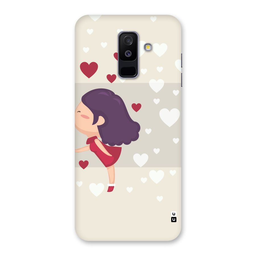 Girl in Love Back Case for Galaxy A6 Plus