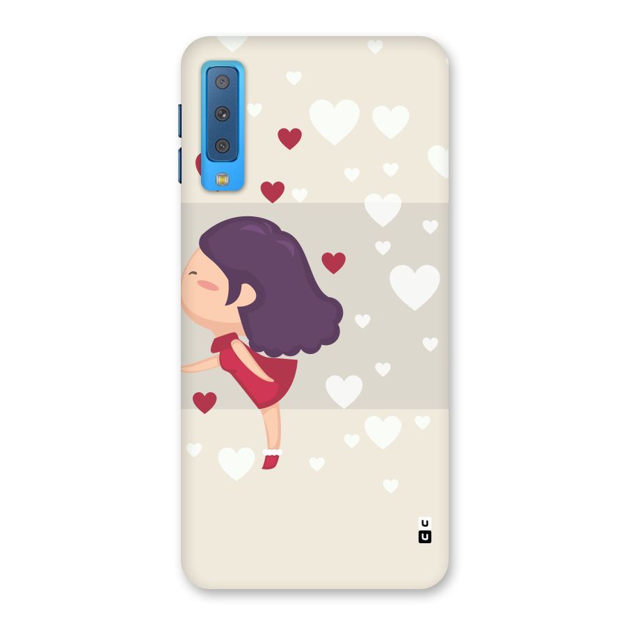 Girl in Love Back Case for Galaxy A7 (2018)