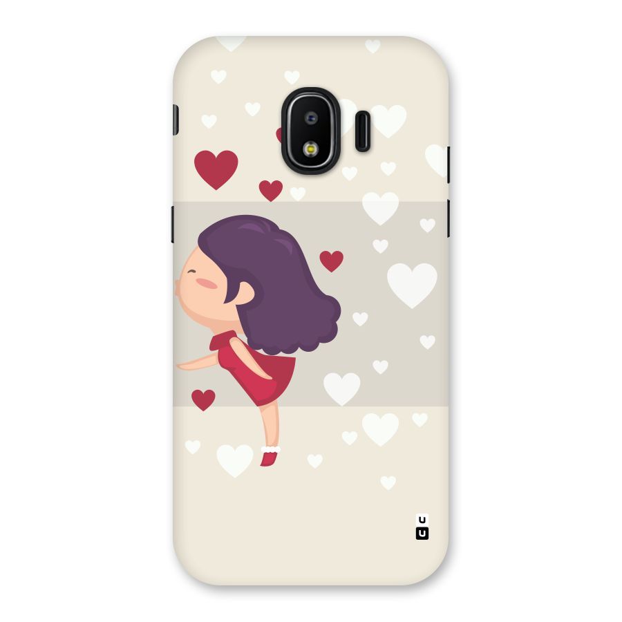 Girl in Love Back Case for Galaxy J2 Pro 2018