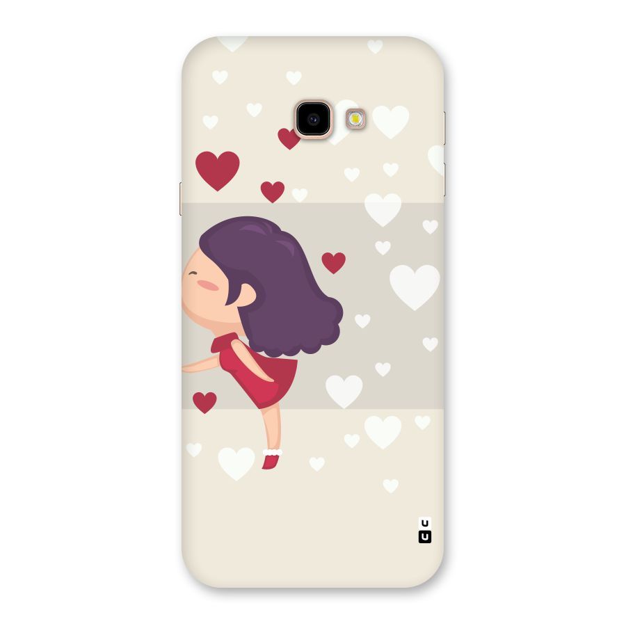 Girl in Love Back Case for Galaxy J4 Plus