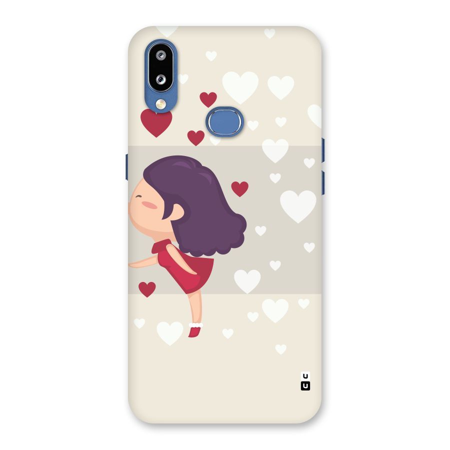 Girl in Love Back Case for Galaxy M01s