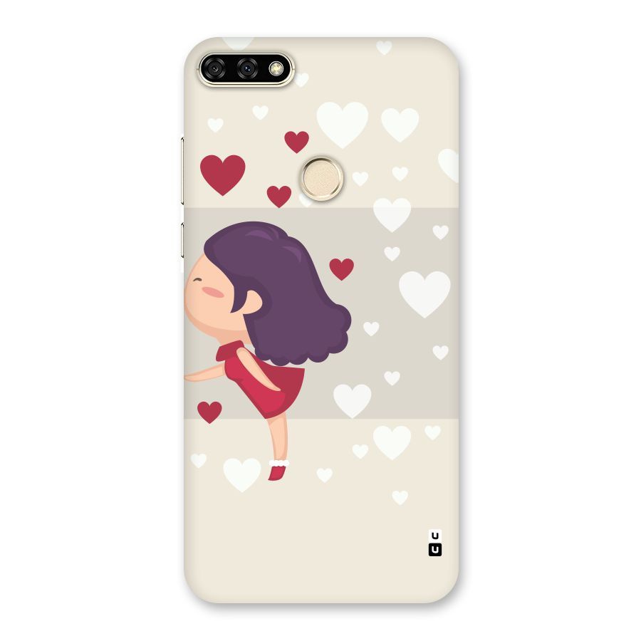 Girl in Love Back Case for Honor 7A