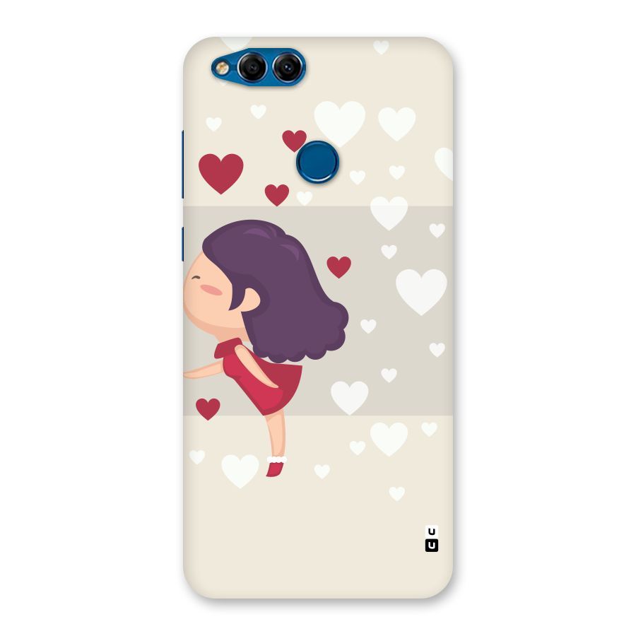 Girl in Love Back Case for Honor 7X