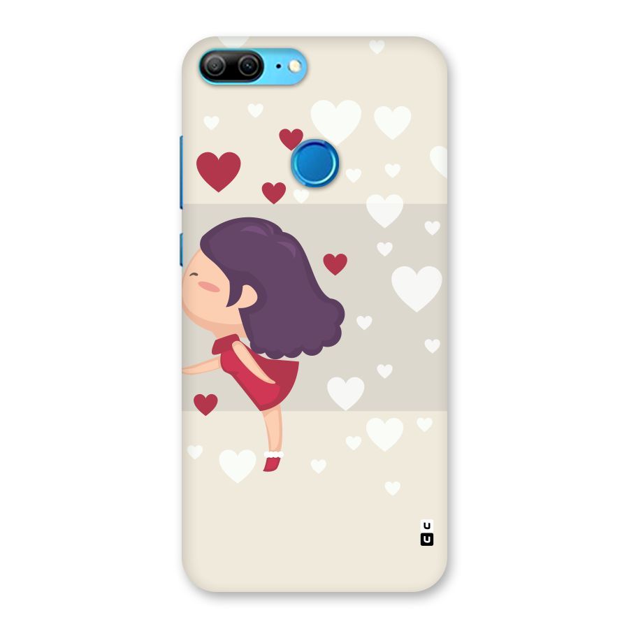 Girl in Love Back Case for Honor 9 Lite