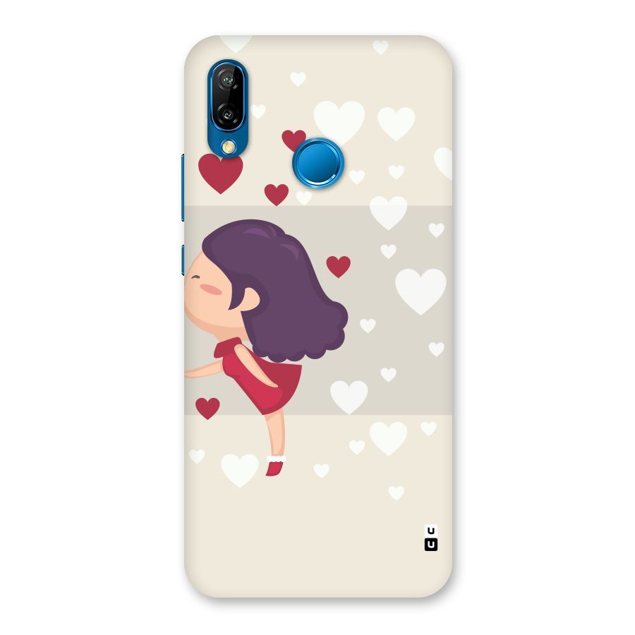 Girl in Love Back Case for Huawei P20 Lite