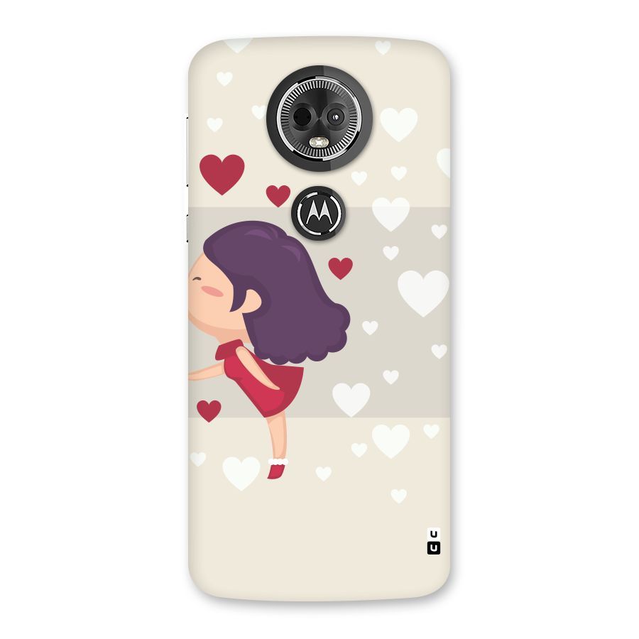 Girl in Love Back Case for Moto E5 Plus
