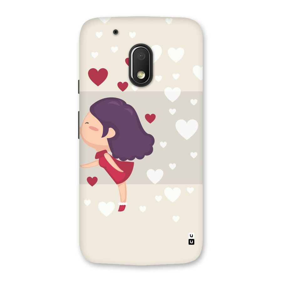 Girl in Love Back Case for Moto G4 Play