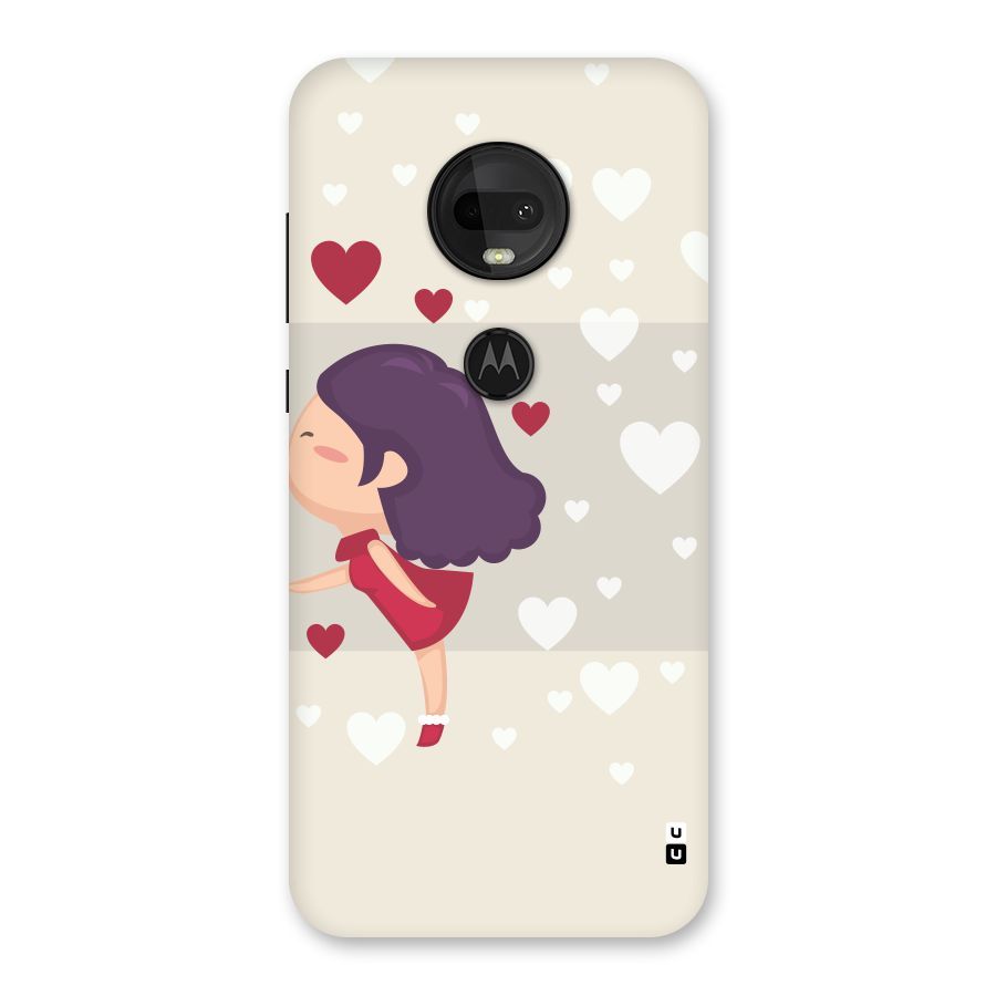 Girl in Love Back Case for Moto G7