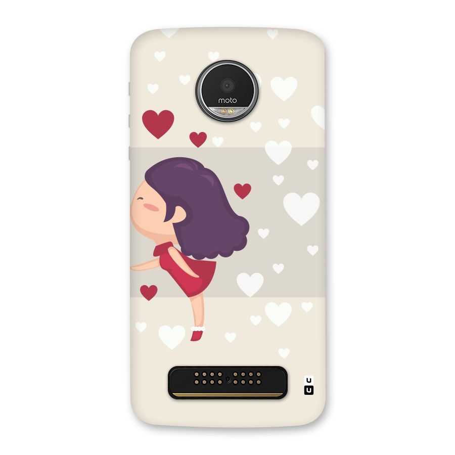 Girl in Love Back Case for Moto Z Play