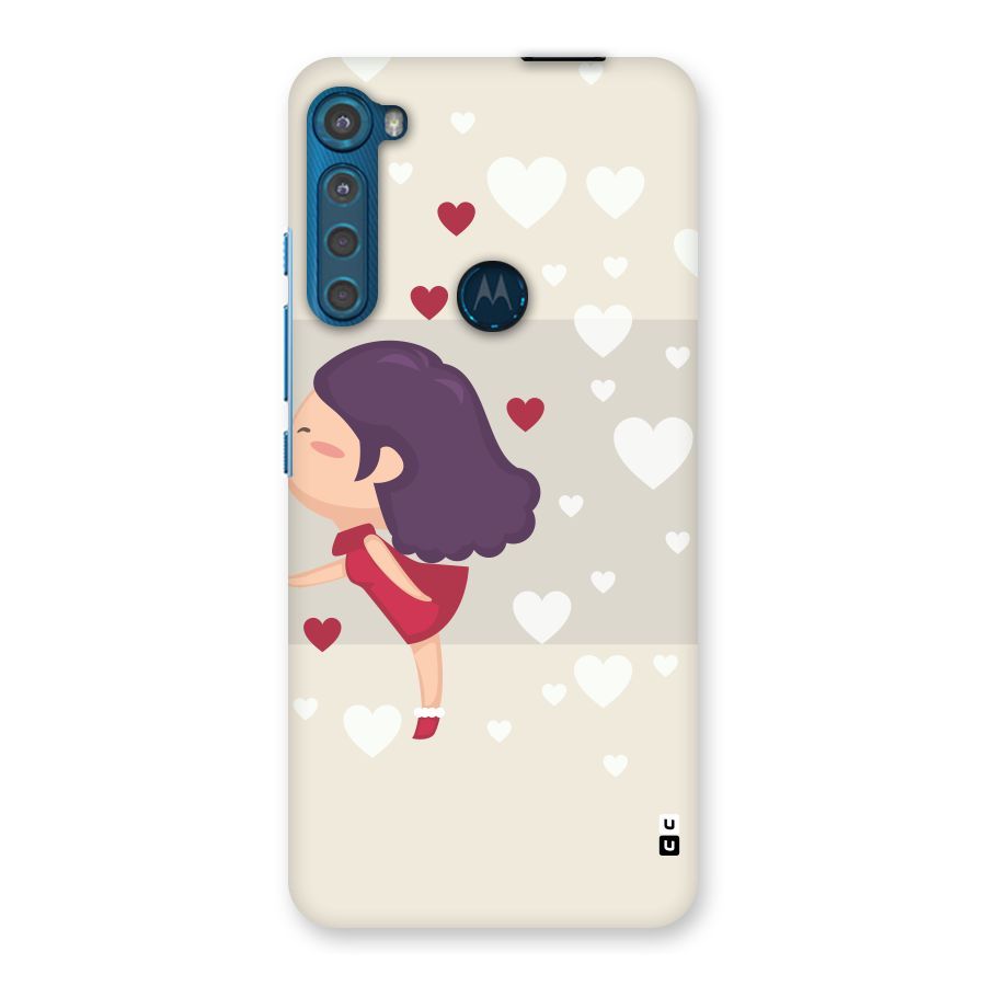Girl in Love Back Case for Motorola One Fusion Plus