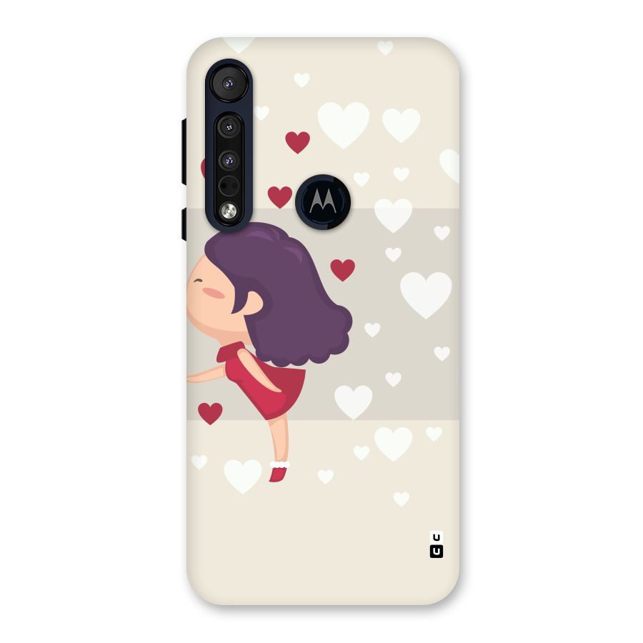 Girl in Love Back Case for Motorola One Macro