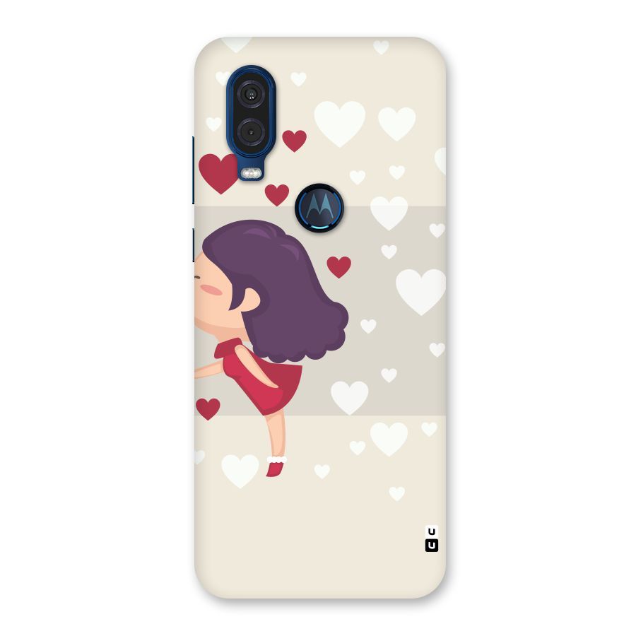 Girl in Love Back Case for Motorola One Vision