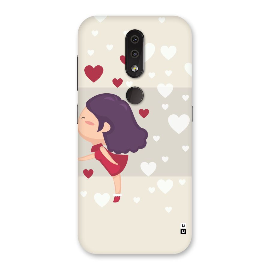 Girl in Love Back Case for Nokia 4.2