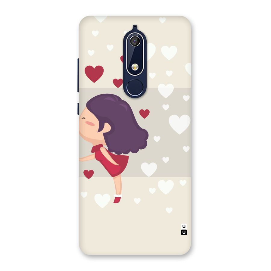 Girl in Love Back Case for Nokia 5.1
