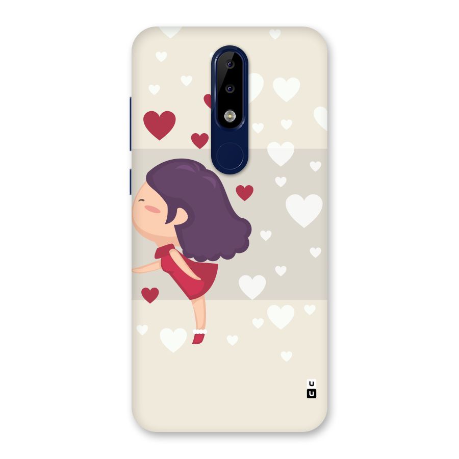 Girl in Love Back Case for Nokia 5.1 Plus